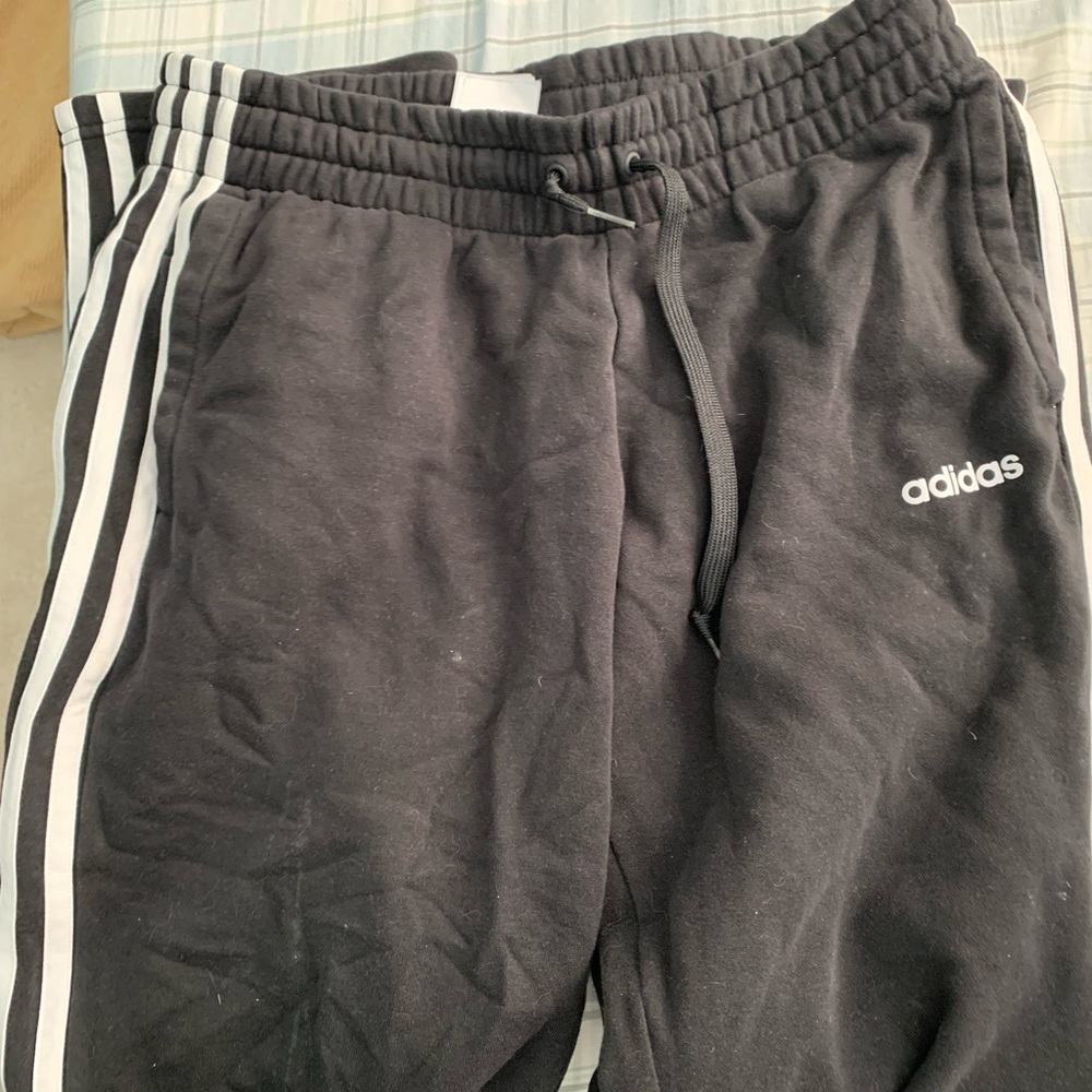 Black adidas sweatpants